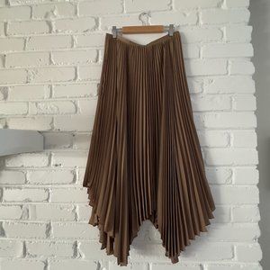 Pleated Dark Gold Polo by Ralph Lauren Skirt